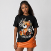 “Birds of Paradise” 4s DopeSkill T-Shirt Smile Through The Pain Graphic