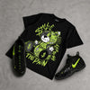 Foamposite One "Voltage" DopeSkill T-Shirt Smile Through The Pain Graphic