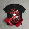 Foamposite One "Gym Red" DopeSkill T-Shirt Smile Through The Pain Graphic