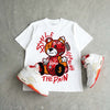 Sunset 5s DopeSkill T-Shirt Smile Through The Pain Graphic