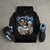 Black University Blue 5s DopeSkill Hoodie Sweatshirt Overstack Graphic