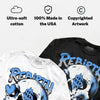Black University Blue 5s DopeSkill Long Sleeve T-Shirt Rebirth Graphic