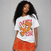 'Orange Citrus' 3s DopeSkill T-Shirt Out Here Being Cute Graphic