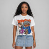 “Knicks” 3s DopeSkill Oversize Print T-Shirt Pour Up Graphic