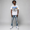 “True Blue” 3s DopeSkill T-Shirt Desire Graphic