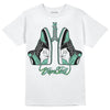 Jordan 1 High OG Green Glow DopeSkill T-Shirt Breathe Graphic Streetwear - White