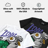 Lakers 4s DopeSkill T-Shirt Loyal To The Bag Graphic