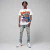 “Knicks” 3s DopeSkill Oversize Print T-Shirt Pour Up Graphic