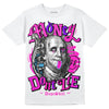 Dunk Low GS “Active Fuchsia” DopeSkill T-Shirt Money Don't Lie Graphic Streetwear - White