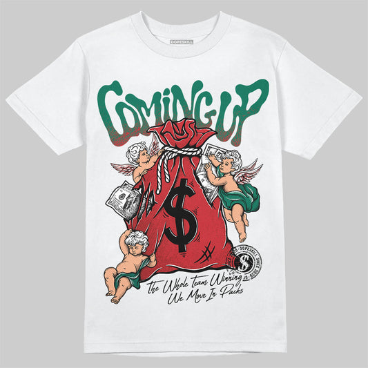 Jordan 5 ‘El Grito’ DopeSkill T-Shirt Money Bag Coming Up Graphic Streetwear - White