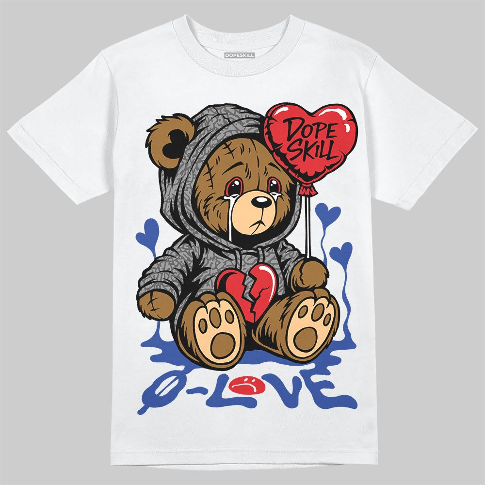 Jordan 3 “Seoul 2.0” DopeSkill T-Shirt Broken Bear Graphic Streetwear - White
