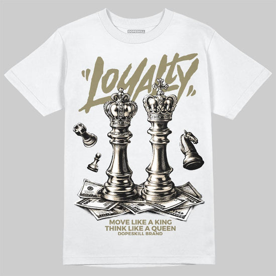 Jordan 6 Retro Neutral Olive DopeSkill T-Shirt Loyalty Graphic Streetwear - White 