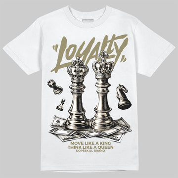 Jordan 6 Retro Neutral Olive DopeSkill T-Shirt Loyalty Graphic Streetwear - White 