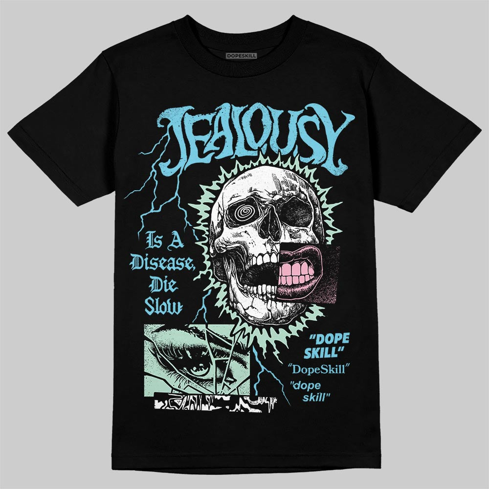 SB Dunk Low Verdy Visty DopeSkill T-Shirt Jealousy Graphic Streetwear - Black