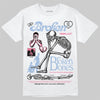 Jordan 3 GS “Cobalt Bliss” DopeSkill T-Shirt Broken Bones Graphic Streetwear - White