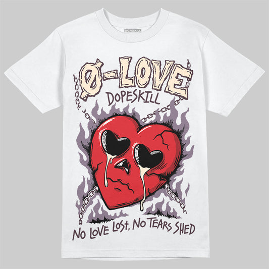 A Ma Maniere x Air Jordan 4 "Phantom" DopeSkill T-Shirt Crying Heart Graphic Streetwear - White 