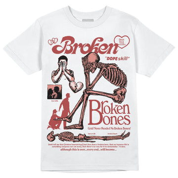 Jordan 13 “Dune Red” DopeSkill T-Shirt Broken Bones Graphic Streetwear - White