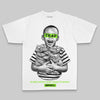 Neon Green Oversize Print Scared Money Don't Make No Money DopeSkill Graphic Premium T-shirt Streetwear - White