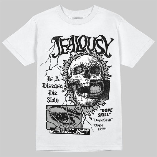 Jordan 6 "Cap and Gown" DopeSkill T-Shirt Jealousy Graphic Streetwear - White