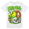 Neon Green Sneakers DopeSkill T-Shirt Stay Busy Graphic Streetwear - White