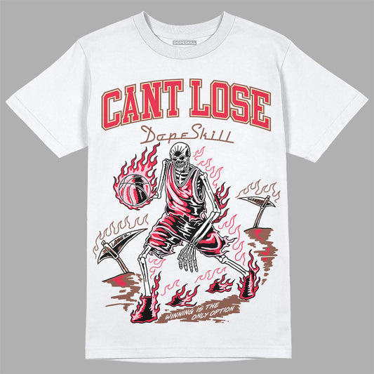 Dunk Low PRM Bacon DopeSkill T-Shirt Cant Lose Graphic Streetwear - White 