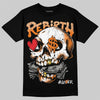 Jordan 3 “Orange Citrus” DopeSkill T-Shirt Rebirth Graphic Streetwear - Black