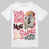 Air Diamond Turf Reverse Prime Red DopeSkill T-Shirt Real Ones Move In Silence Graphic Streetwear - White
