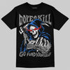 Jordan 3 "True Blue" DopeSkill T-Shirt Go Fund Your Self Graphic Streetwear - Black