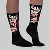 Dunk Panda White Black DopeSkill Sublimated Socks Hustle Graphic