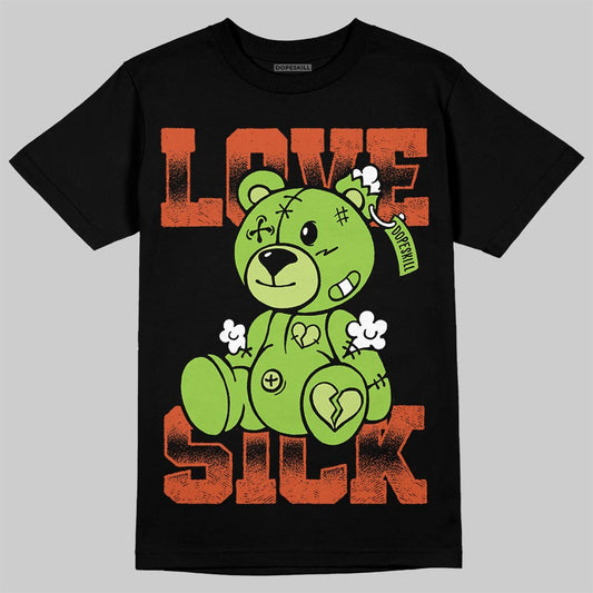 Neon Green Sneakers DopeSkill T-Shirt Love Sick Graphic Streetwear - Black
