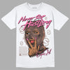 Dunk Low Smokey Mauve Playful Pink DopeSkill T-Shirt Never Stop Hustling Graphic Streetwear - White 