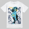 Jordan 11 Retro Gamma Blue (2025) DopeSkill T-Shirt Built Different Graphic Streetwear - White