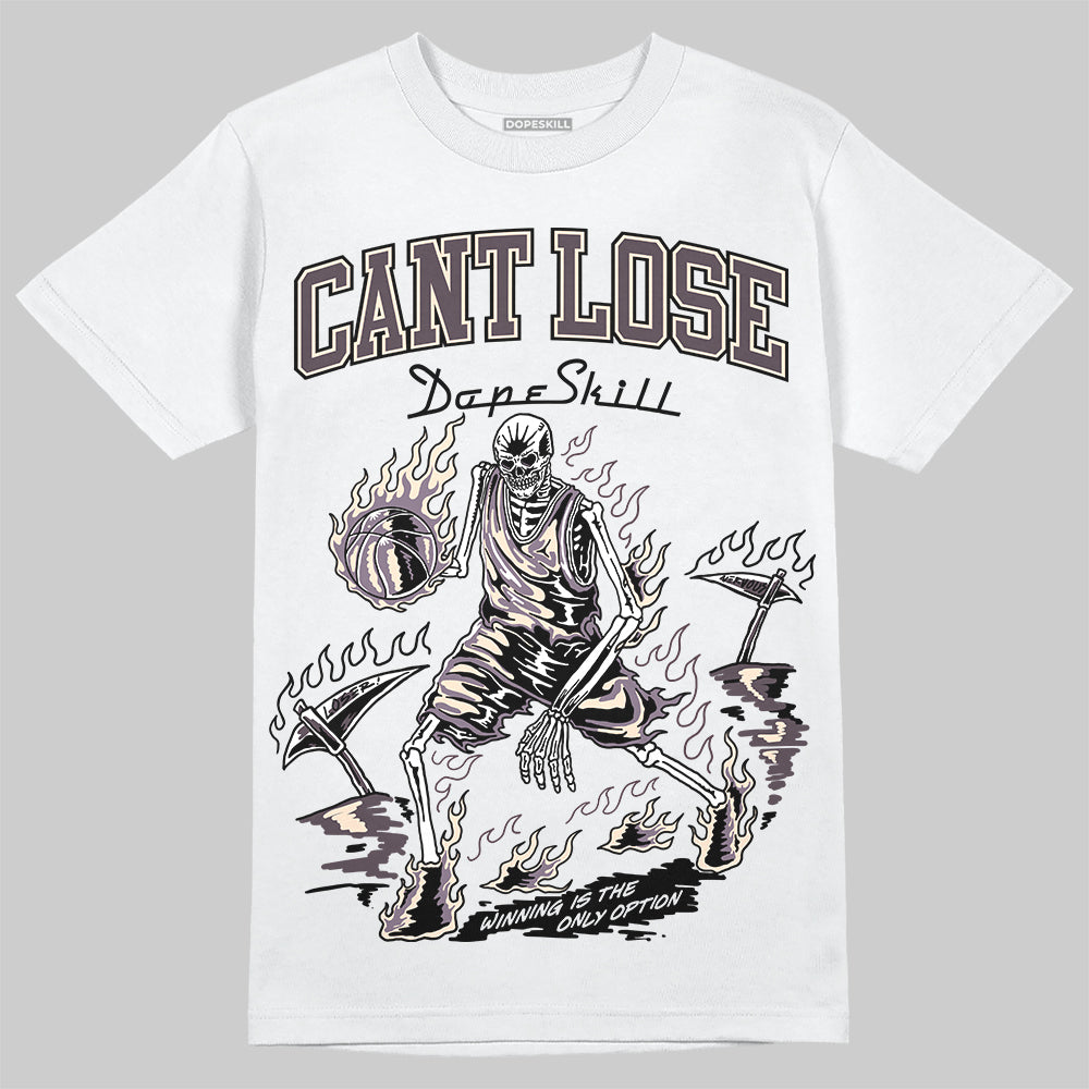 A Ma Maniére x Air Jordan 3 Black Violet Ore DopeSkill T-Shirt Cant Lose Graphic Streetwear - White