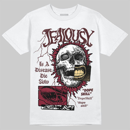 Jordan 3 PRM "Bin 23" DopeSkill T-Shirt Jealousy Graphic Streetwear - White