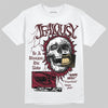 Jordan 3 PRM "Bin 23" DopeSkill T-Shirt Jealousy Graphic Streetwear - White