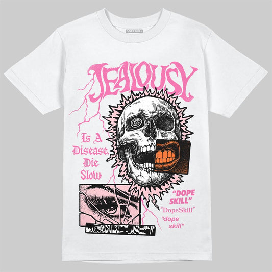 Jordan 3 Retro PS 'Spring Flowers' DopeSkill T-Shirt Jealousy Graphic Streetwear - White