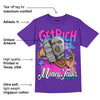 PURPLE Collection DopeSkill Purple T-shirt Get Rich Graphic