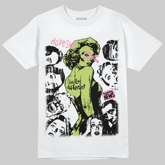 Chase B x Travis Scott x Jordan Jumpman Jack DopeSkill T-Shirt Built Different Graphic Streetwear - White