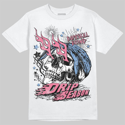 Jordan 1 High OG "Self-Expression" DopeSkill T-Shirt Drip Season Graphic Streetwear - White