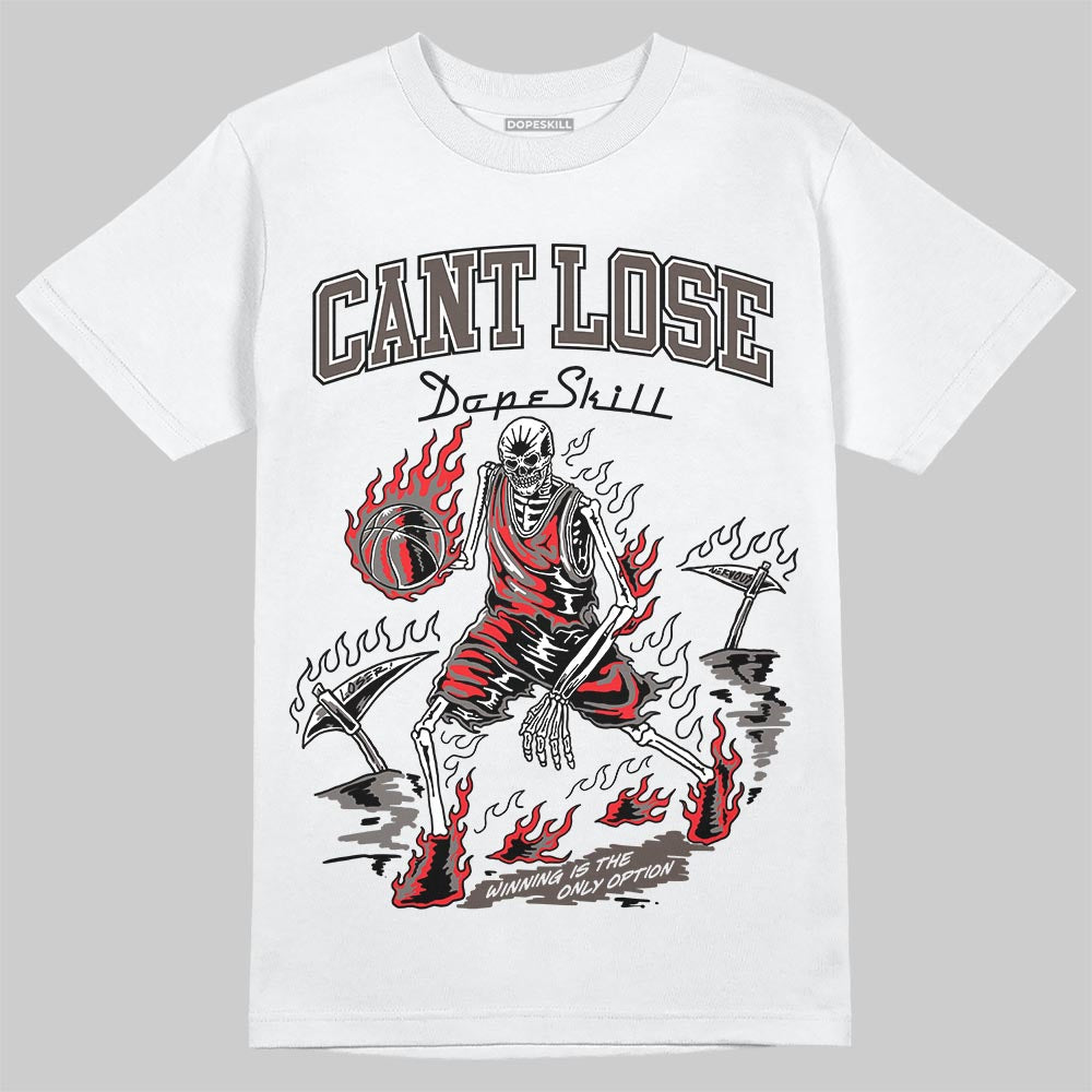 Jordan 4 Retro Cave Stone DopeSkill T-Shirt Cant Lose Graphic Streetwear - White