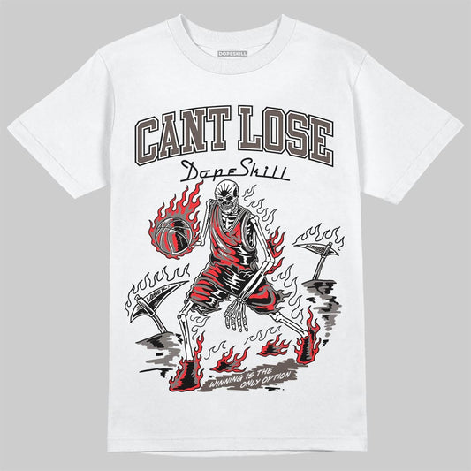 Jordan 4 Retro Cave Stone DopeSkill T-Shirt Cant Lose Graphic Streetwear - White