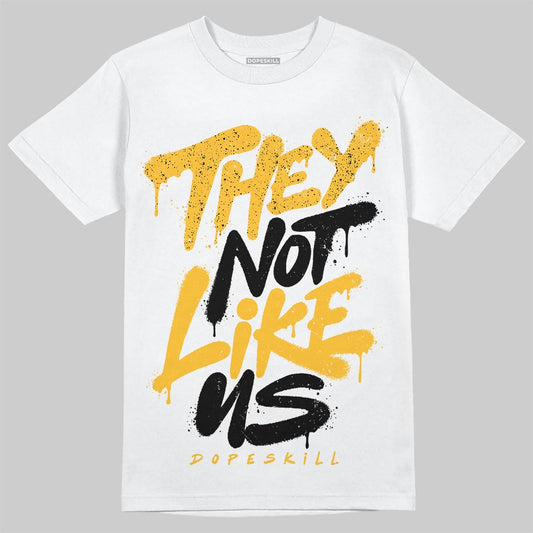 Jordan 5 'Tokyo' DopeSkill T-Shirt They Not Like Us Graphic Streetwear - White 