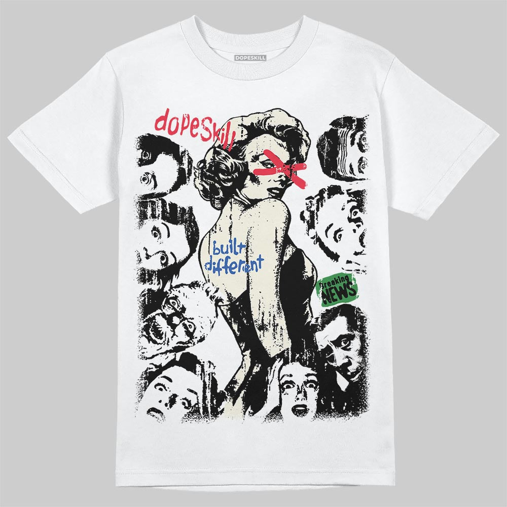 Jordan 11 City Pack “285” Atlanta DopeSkill T-Shirt Built Different Graphic Streetwear - White
