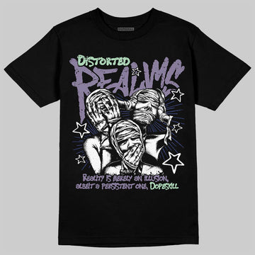Jordan 1 Retro Low OG Zion Williamson Voodoo Alternate DopeSkill T-Shirt Distorted Realms Graphic Streetwear - black
