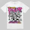 Jordan 4 “Comic” DopeSkill T-Shirt Distorted Realms Graphic Streetwear - White