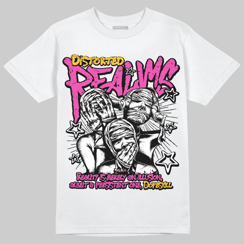 Jordan 4 “Comic” DopeSkill T-Shirt Distorted Realms Graphic Streetwear - White