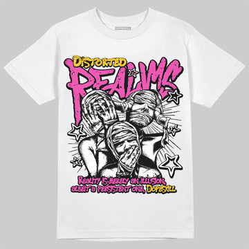 Jordan 4 “Comic” DopeSkill T-Shirt Distorted Realms Graphic Streetwear - White
