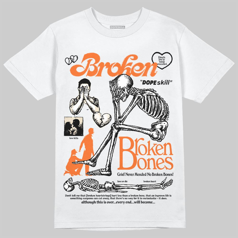 Jordan 3 “Starfish” DopeSkill T-Shirt Broken Bones Graphic Streetwear - White