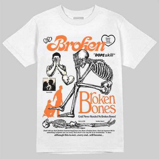 Jordan 3 “Starfish” DopeSkill T-Shirt Broken Bones Graphic Streetwear - White