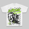 Neon Green Oversize Print Fix Your Energy DopeSkill Graphic Premium T-shirt Streetwear - White